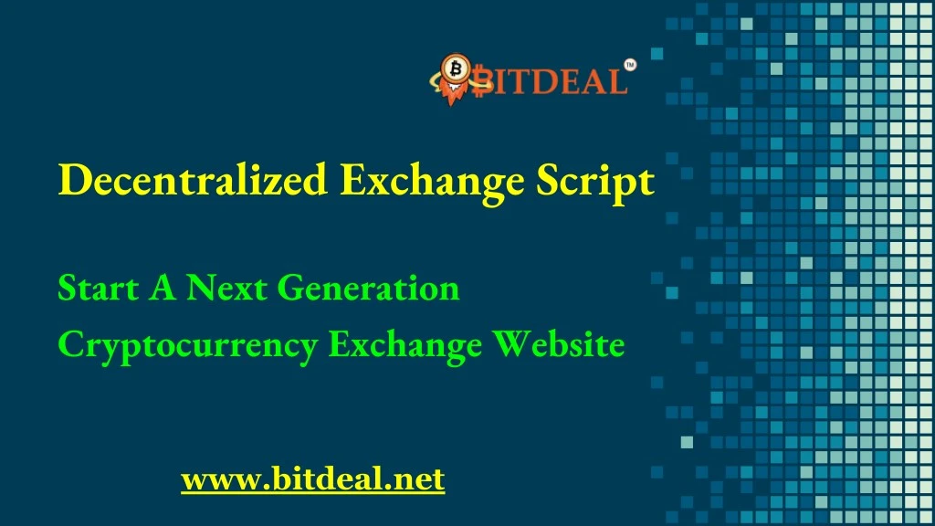 decentralized exchange script