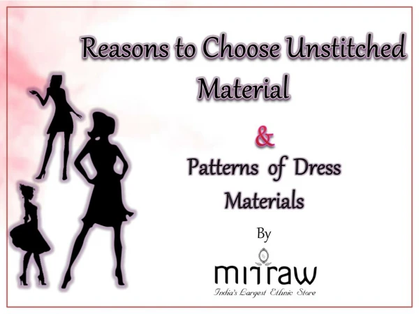 Diwali Dhamaka Special Dress Material Patterns By Mirraw