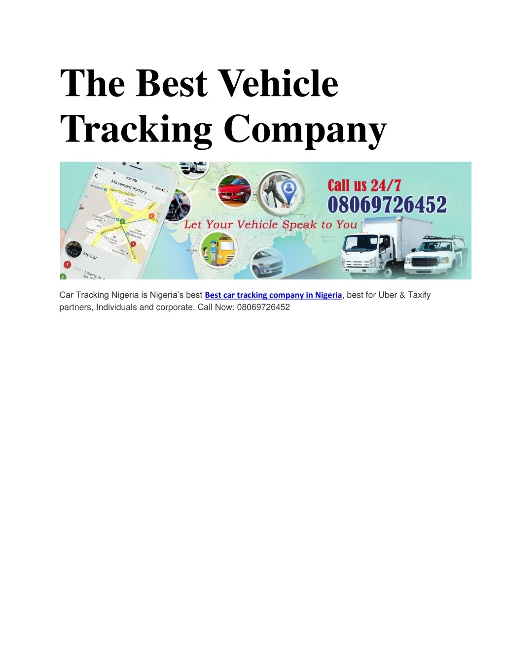 the best vehicle tracking company