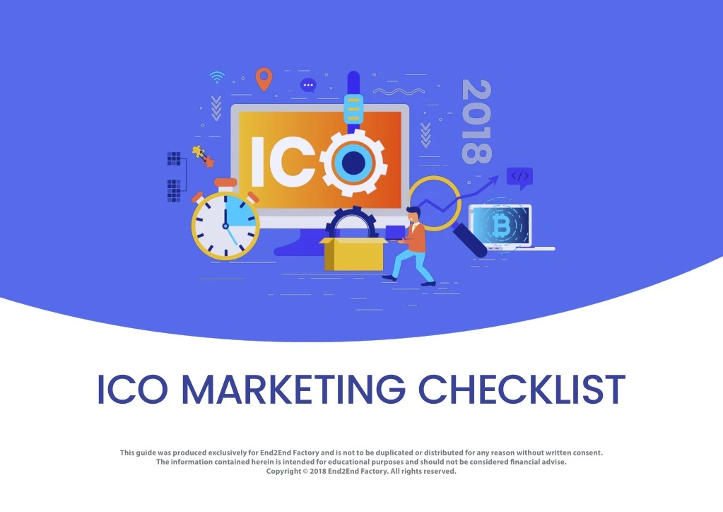 ico marketing checklist www end2endfactory com