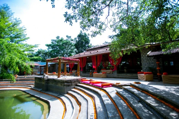 outdoor wedding venue at The Tamarind Tree