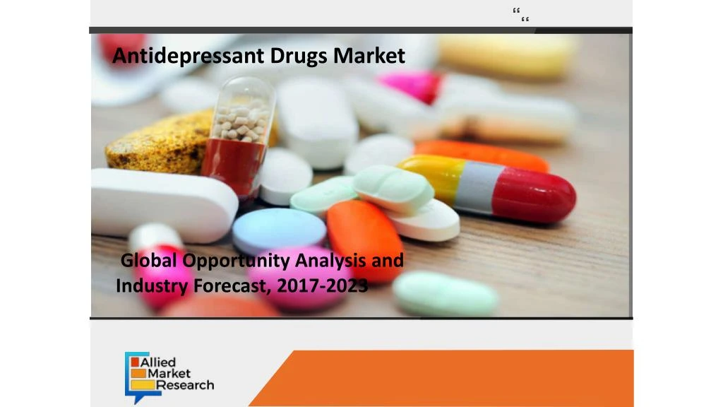 antidepressant drugs market