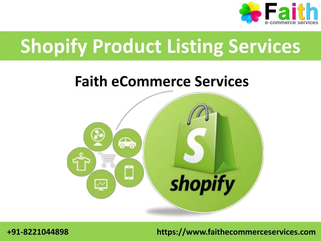 shopify product listing services