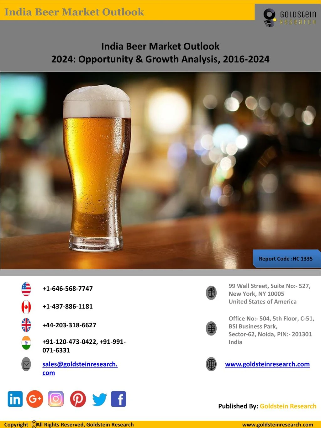 india beer market outlook