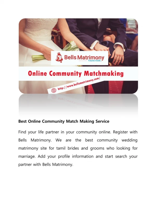 Best Online Community Match Making Service