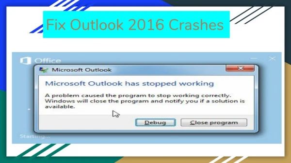 Get fix outlook for 64 bits as well as 32 bites