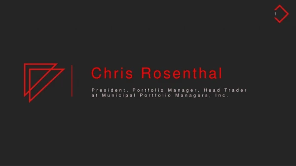 Chris David Rosenthal - Former Senior Vice President at UBS