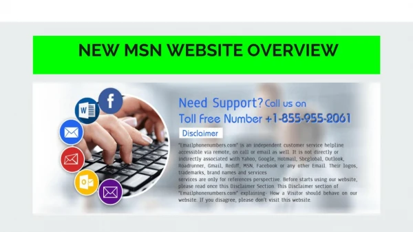 MSN website overview