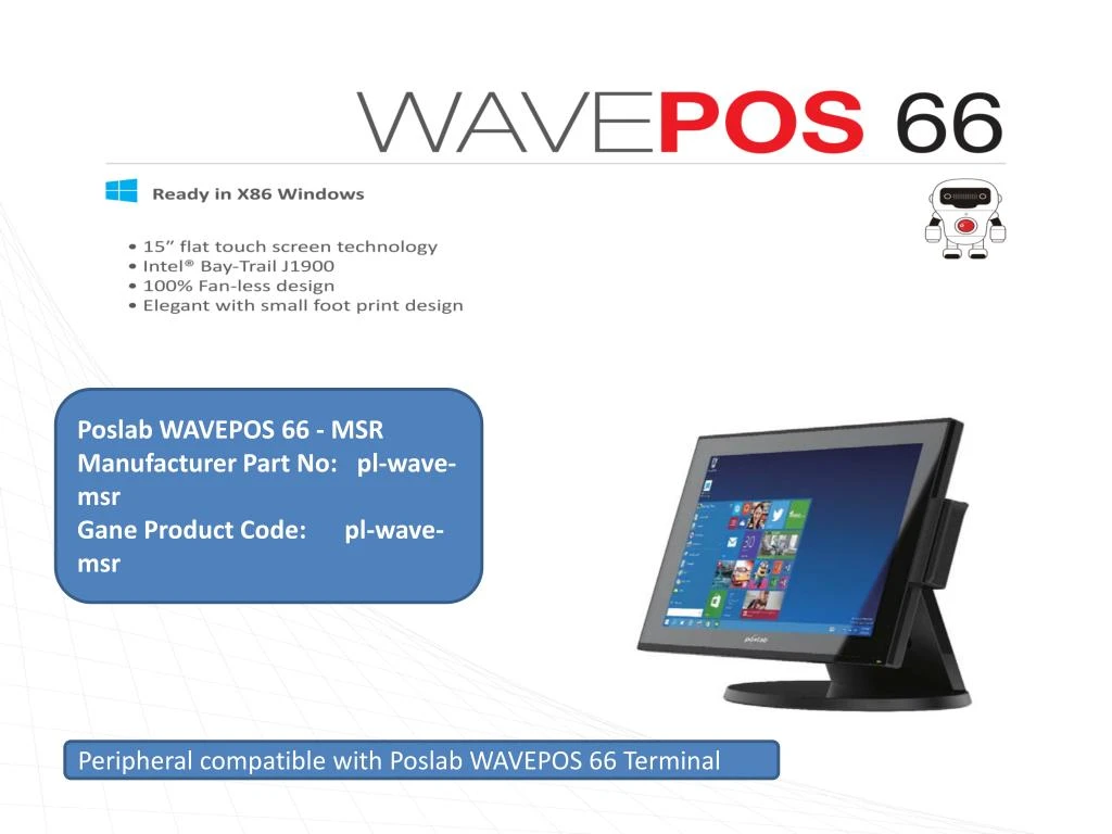 poslab wavepos 66 msr manufacturer part