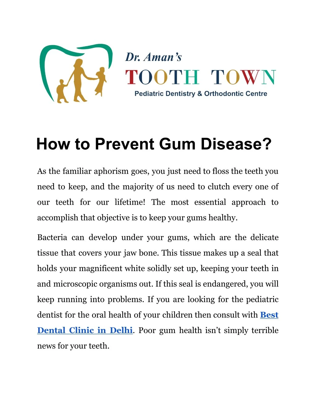 how to prevent gum disease