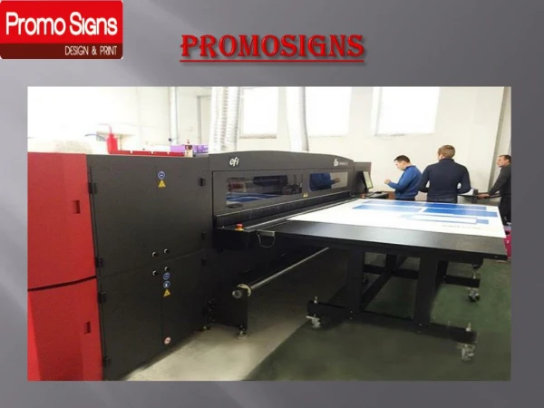Printing Company in London | Promosigns