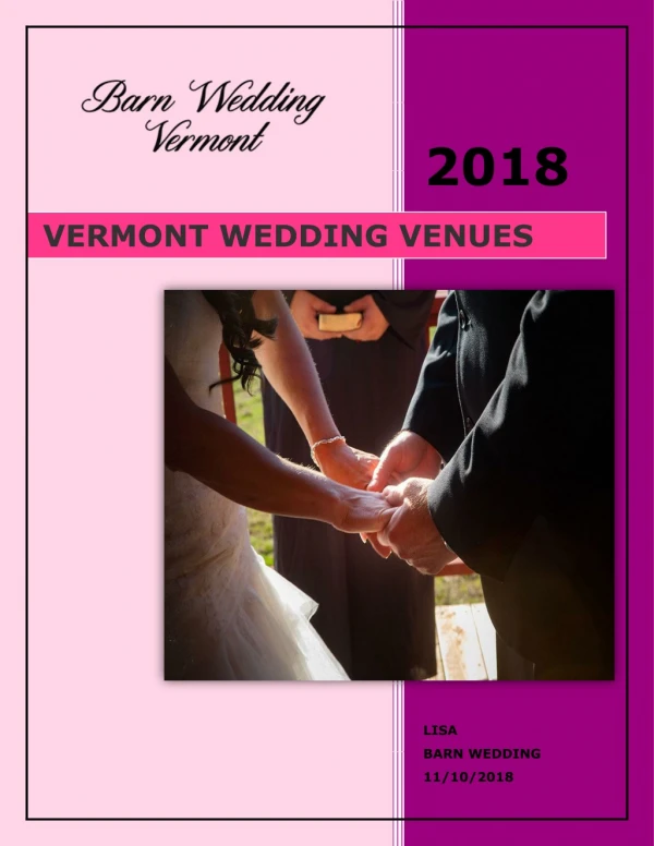 Vermont wedding venues for your dream wedding