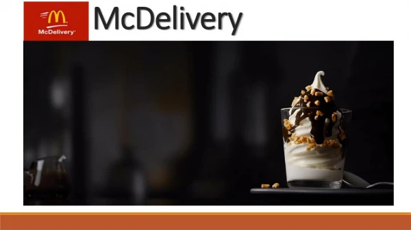 McDonald’s Desserts