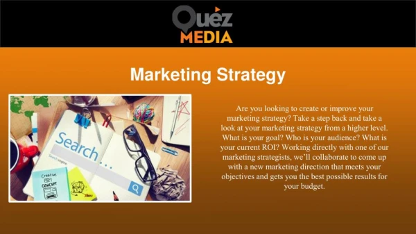 Best Marketing Strategy in Ohio | Quez Media Marketing