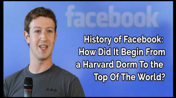History of Facebook: How Did It Begin From a Harvard Dorm To the Top Of The World?