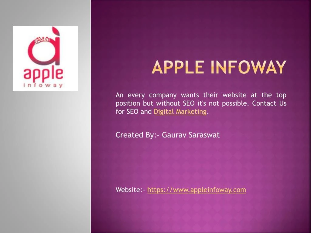 apple infoway