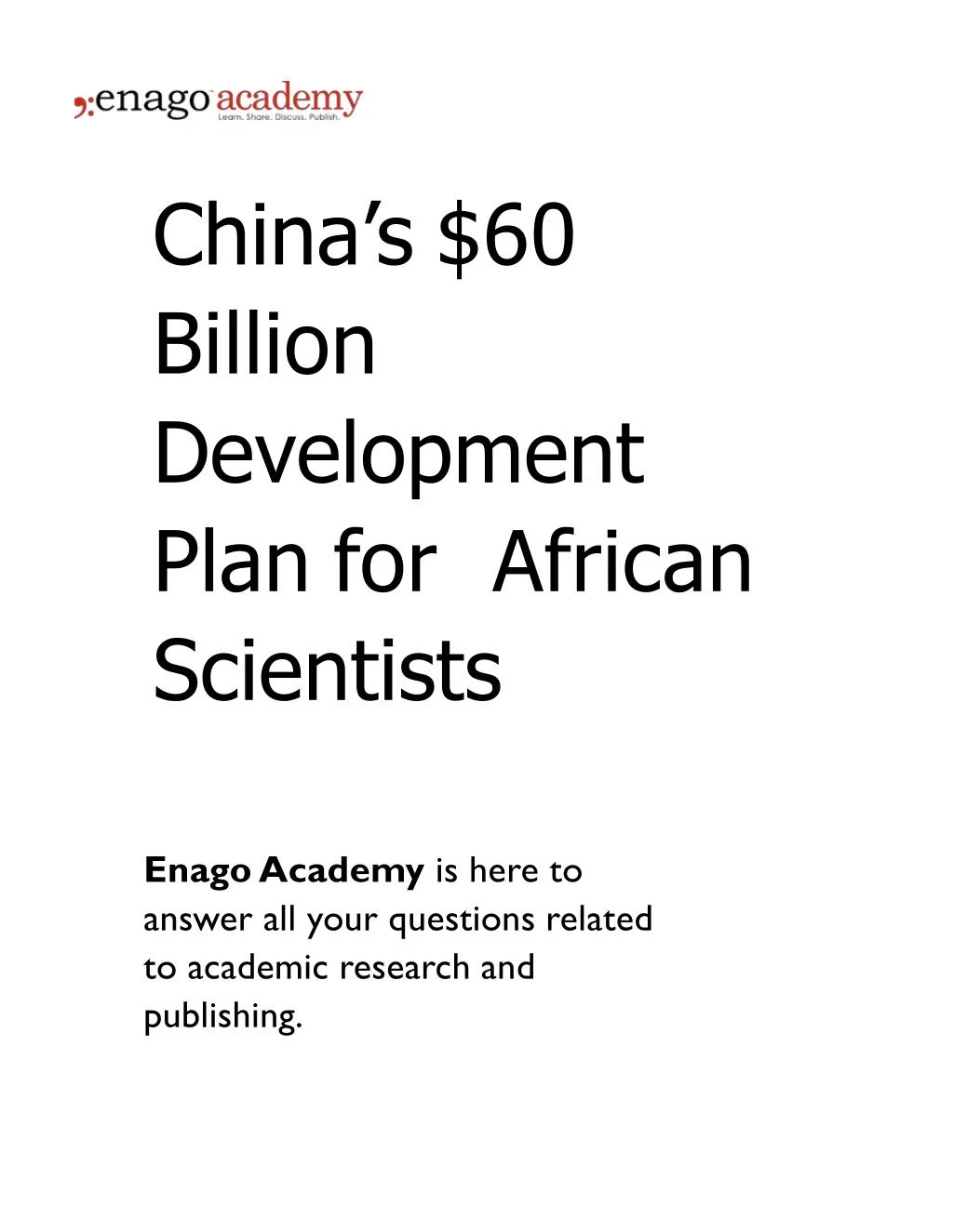 china s 60 billion development plan for african