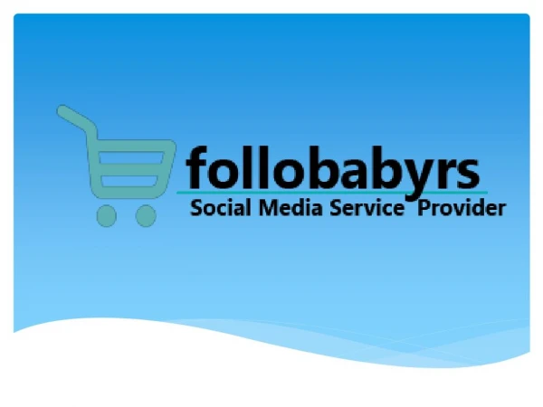 Follobabyrs social media marketing services