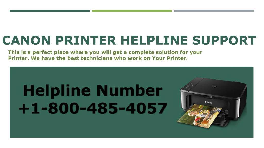 canon printer helpline support