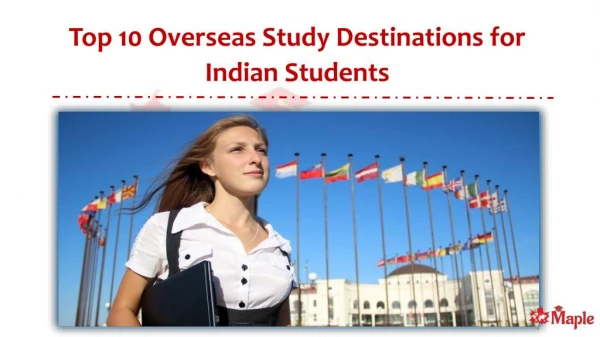 Top 10 Overseas Study Destinations for Indian Students