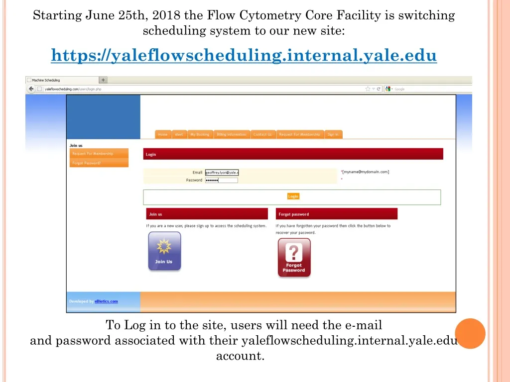 starting june 25th 2018 the flow cytometry core