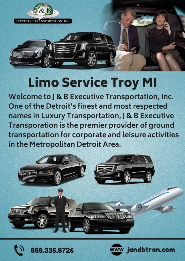 Book Limo Service in Troy MI