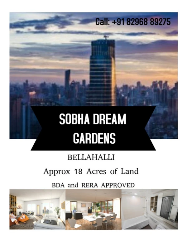 Sobha Dream Gardens | Check Price and Location