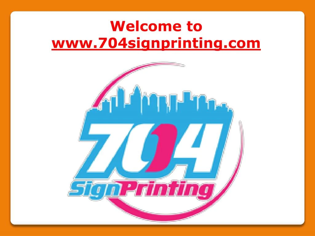 welcome to www 704signprinting com