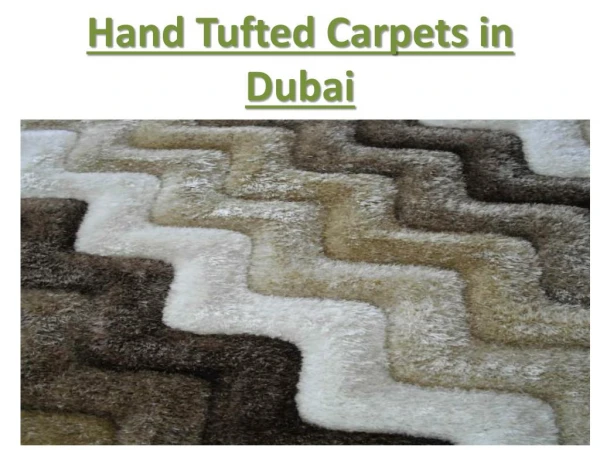 hand tufted carpets In dubai