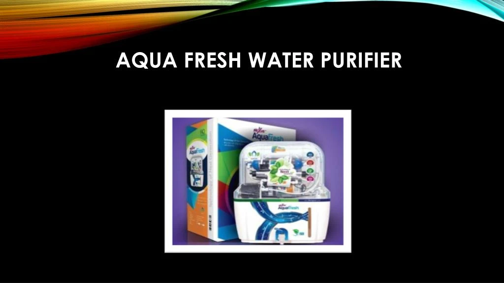aqua fresh water purifier
