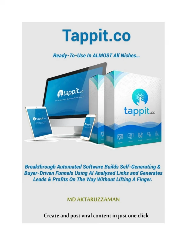 Tappit.co Create and post viral content in just one click