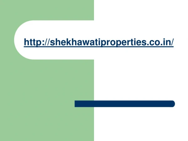 Residential, Commercial, Industrial Real Estate properties Jaipur