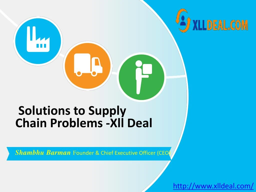 solutions to supply chain problems xll deal