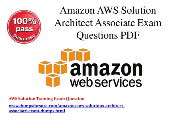 The latest AWS Solutions Architect Associate exam study guide and free dumps