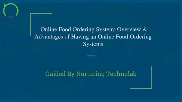 Online Food Ordering Systems | Restaurant Food Ordering System