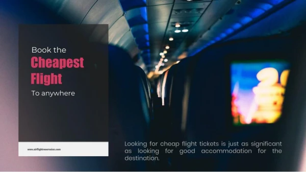 Book the Cheapest Flight to Anywhere