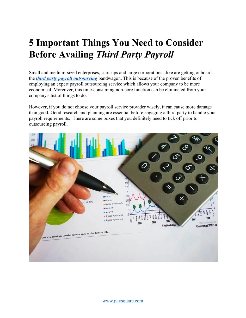 5 important things you need to consider before