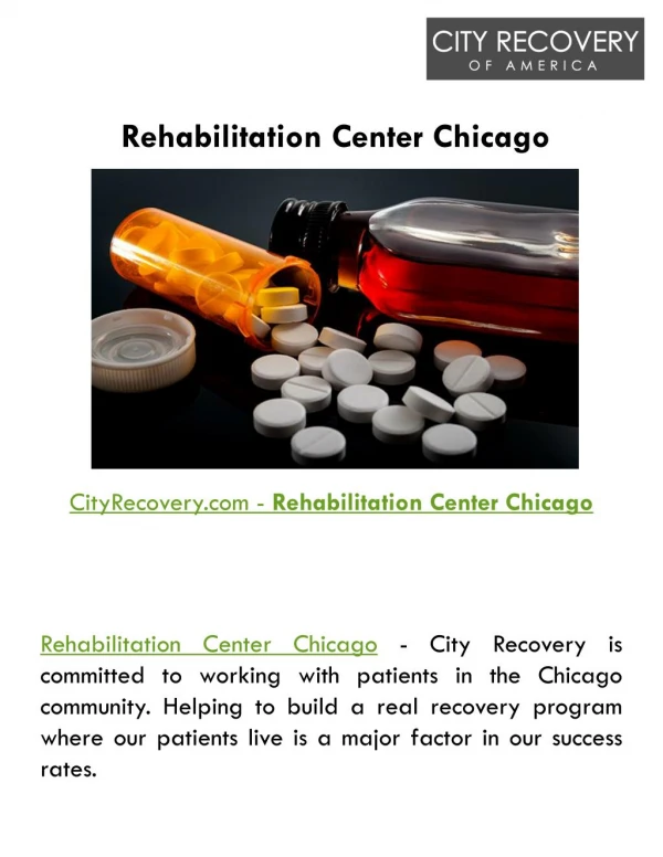Rehabilitation Center Chicago
