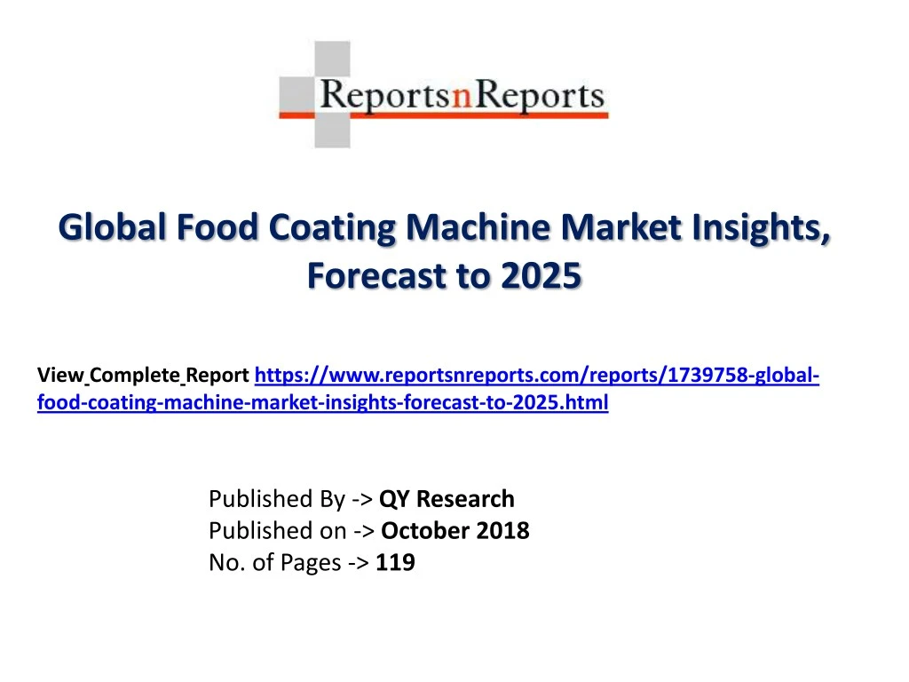 global food coating machine market insights