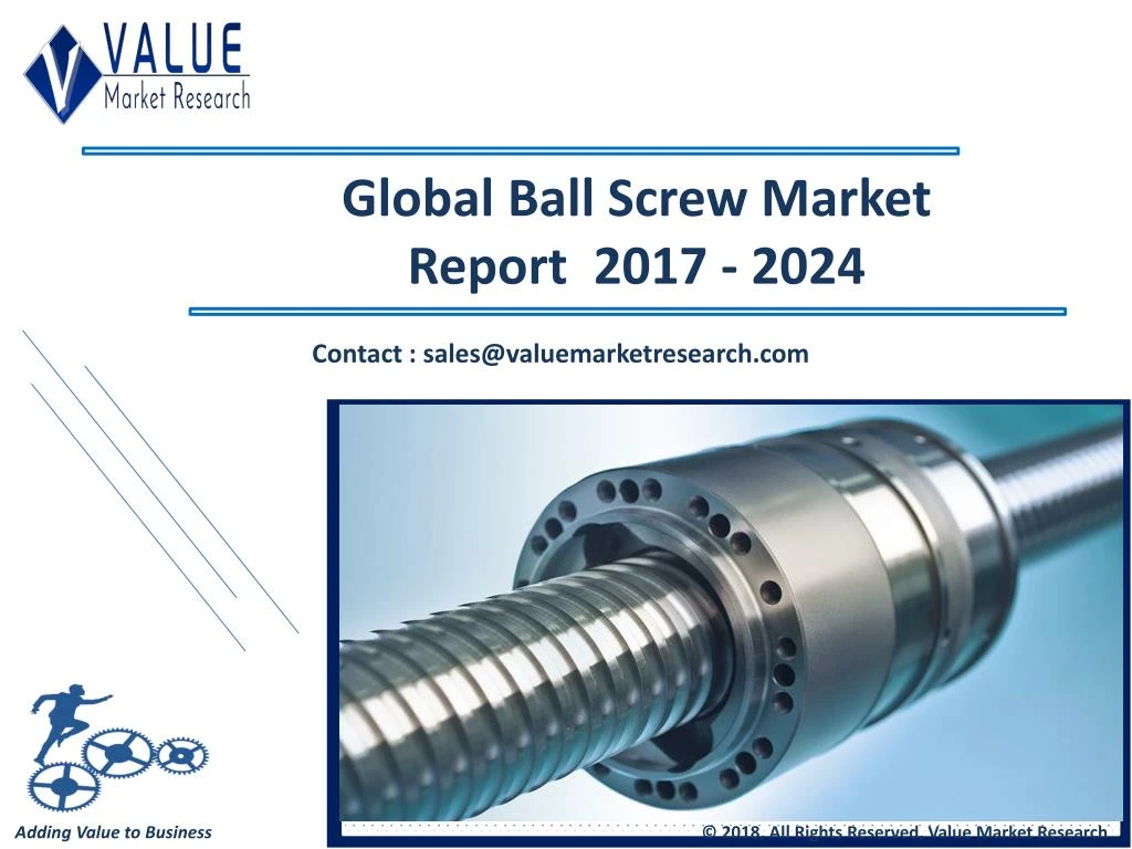 global ball screw market report 2017 2024