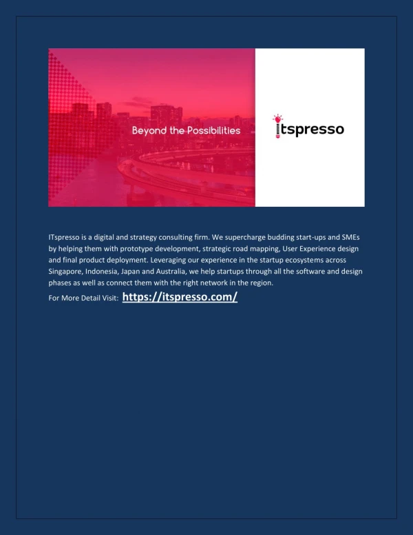 ITspresso is a digital and strategy consulting firm.