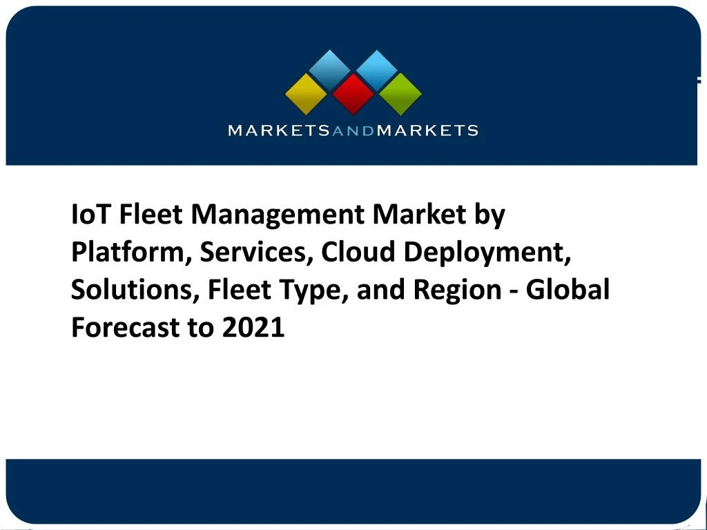 iot fleet management market by platform services