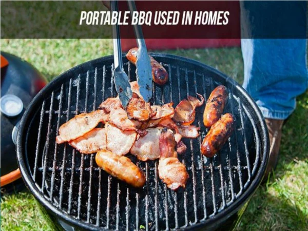 PORTABLE BBQ Used In Homes