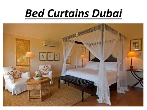 Bed curtains in Dubai