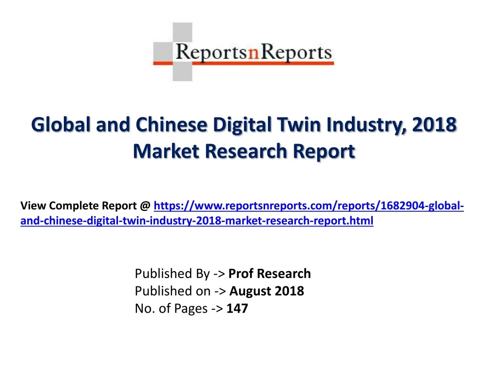 global and chinese digital twin industry 2018