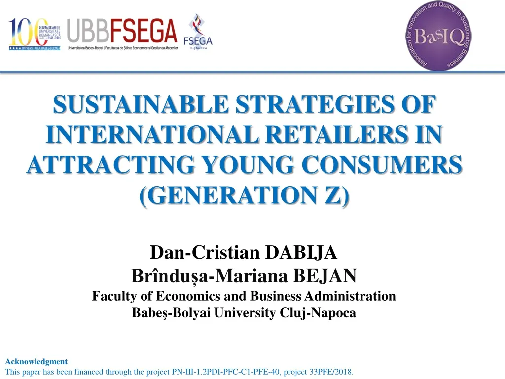 sustainable strategies of international retailers