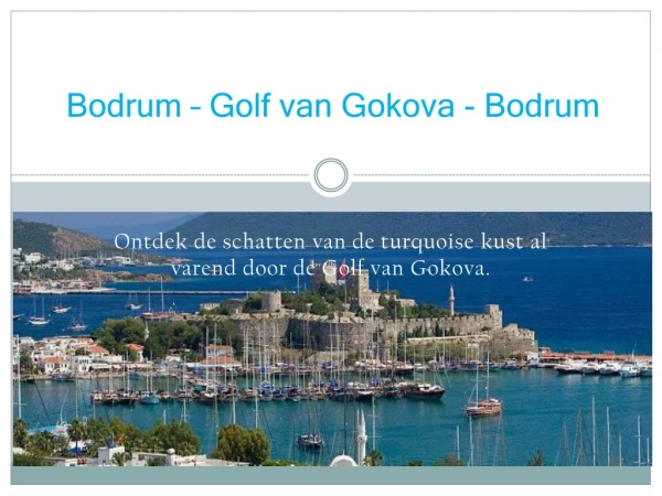 4 daagse cabine cruise van Bodrum naar Karacasogut