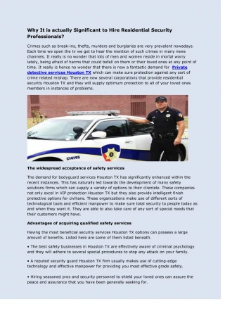 Investigations company Houston TX - slide 1