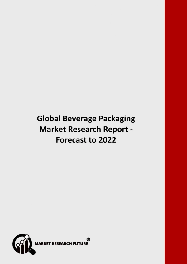 Global Beverage Packaging Market Outlook and Future Scope Analysis