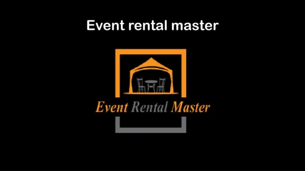 Event rental master